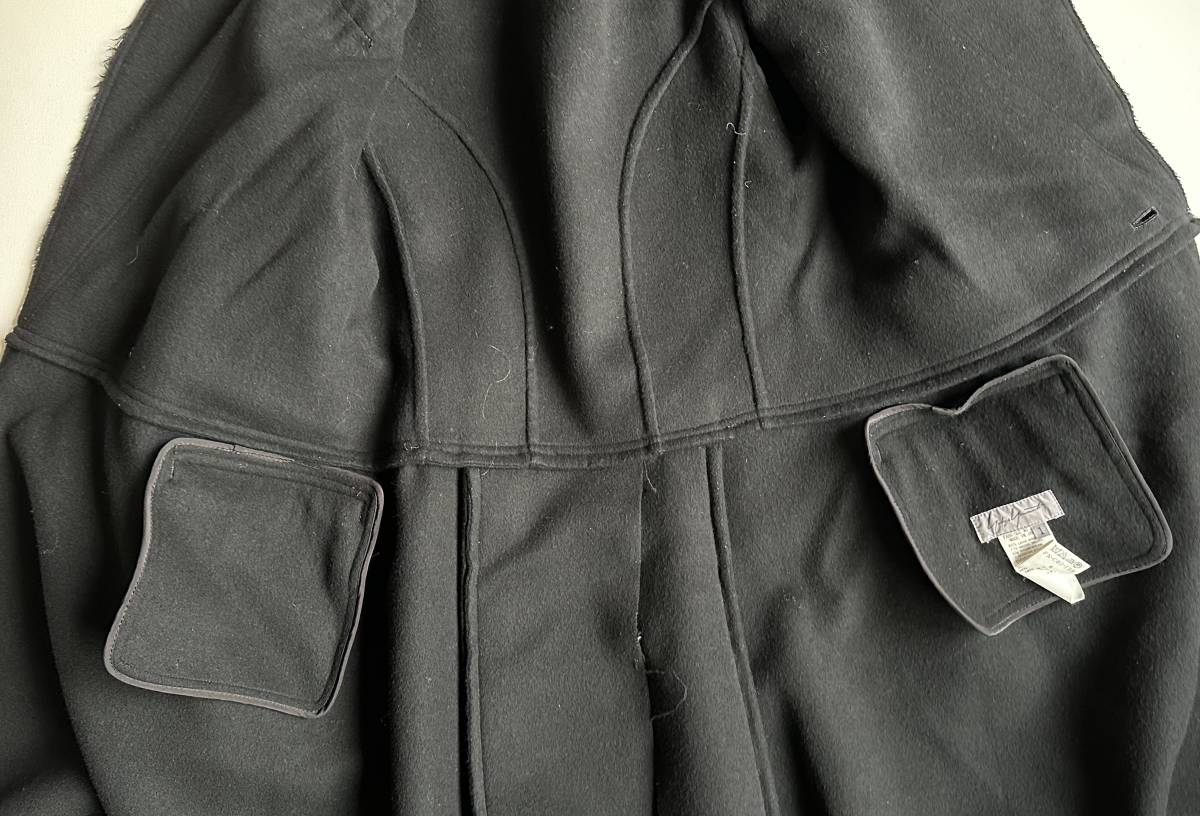  Yohji Yamamoto FEMME плечо Gold заклепки пальто 1 прекрасный товар 