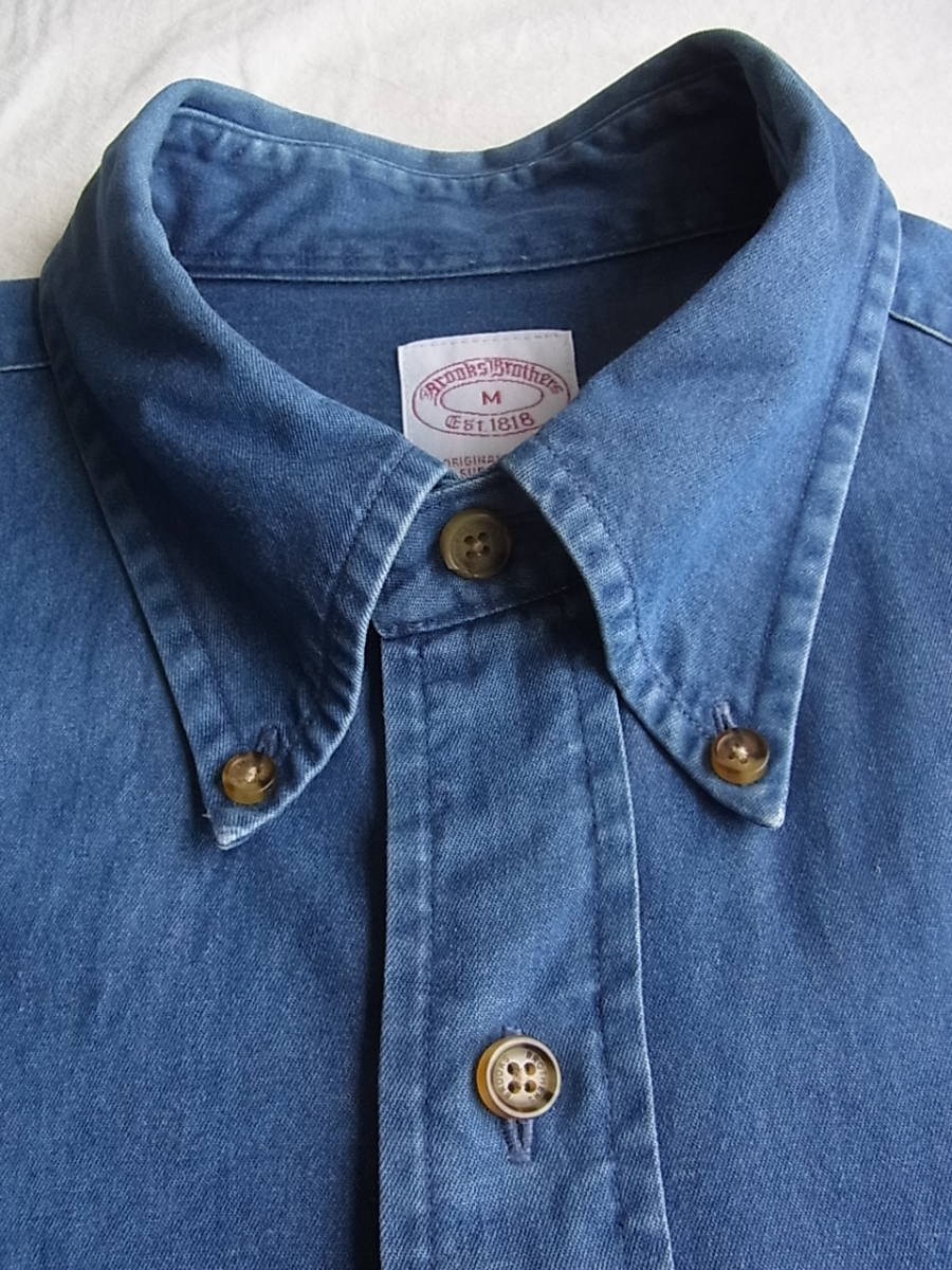 BROOKS BROTHERS ブルックスブラザーズ スーピマコットン インディゴ