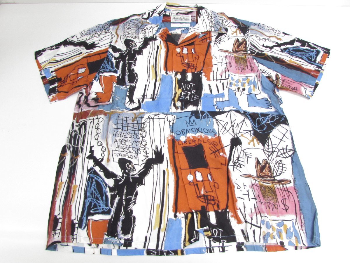 WACKO MARIA ワコマリア JEAN MICHEL BASQUIAT ジャン・ミシェル・バスキア 半袖 シャツ SIZE:S ∥FG6430_画像1