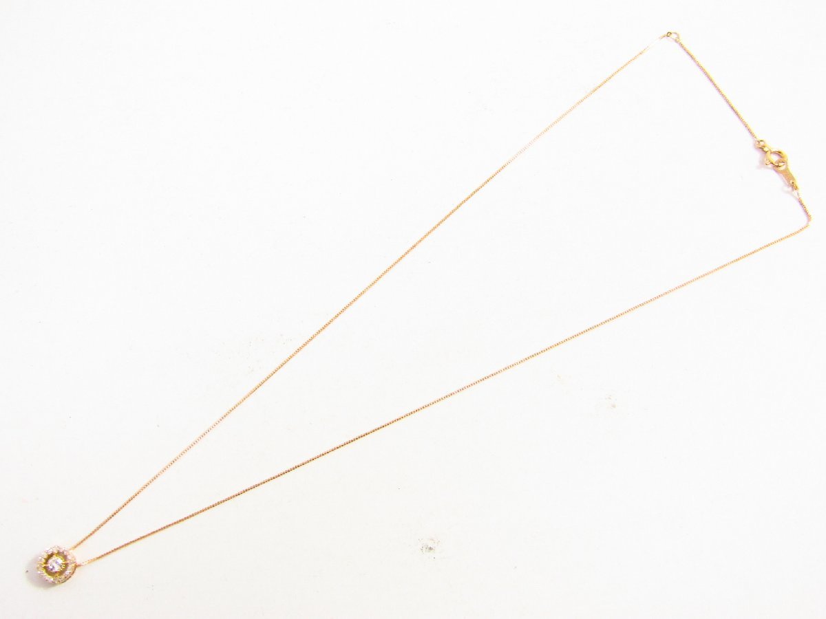 K18 金 ゴールド ネックレス 約40cm 約1.3g ▼AC23966_画像5