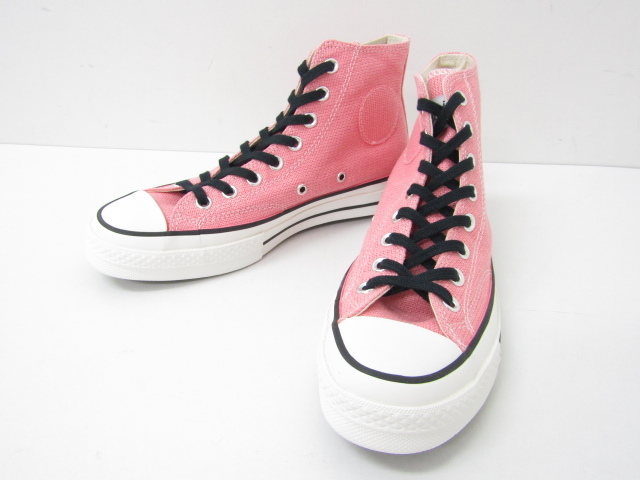 STUSSY × CONVERSE CHUCK TAYLOR ALL-STAR 70 HI SURFMAN PINK/A02052C Converse SIZE:25m sneakers shoes =SH6554