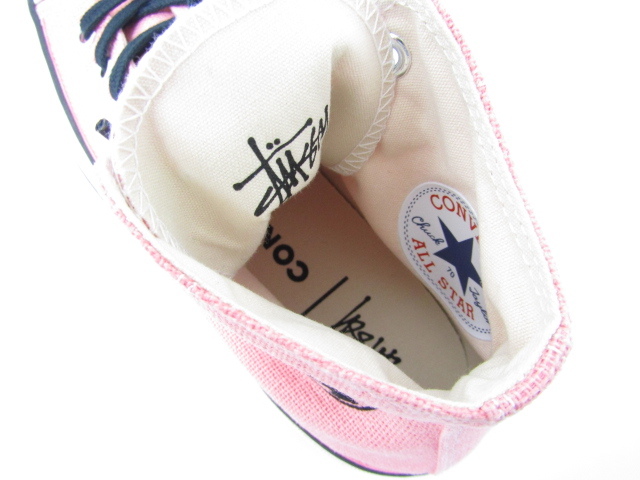 STUSSY × CONVERSE CHUCK TAYLOR ALL-STAR 70 HI SURFMAN PINK/A02052C Converse SIZE:25m sneakers shoes =SH6554