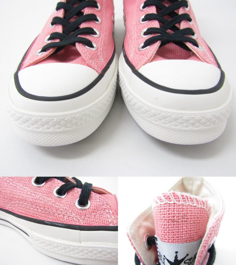 STUSSY × CONVERSE CHUCK TAYLOR ALL-STAR 70 HI SURFMAN PINK/A02052C コンバース SIZE:25m スニーカー 靴 ≡SH6554_画像9