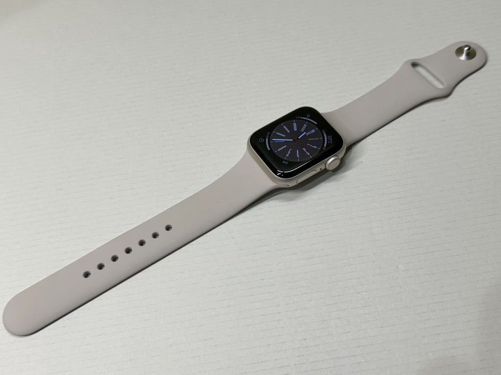 ☆即決 美品 100% Apple Watch SE2 40mm 第二世代 スターライト