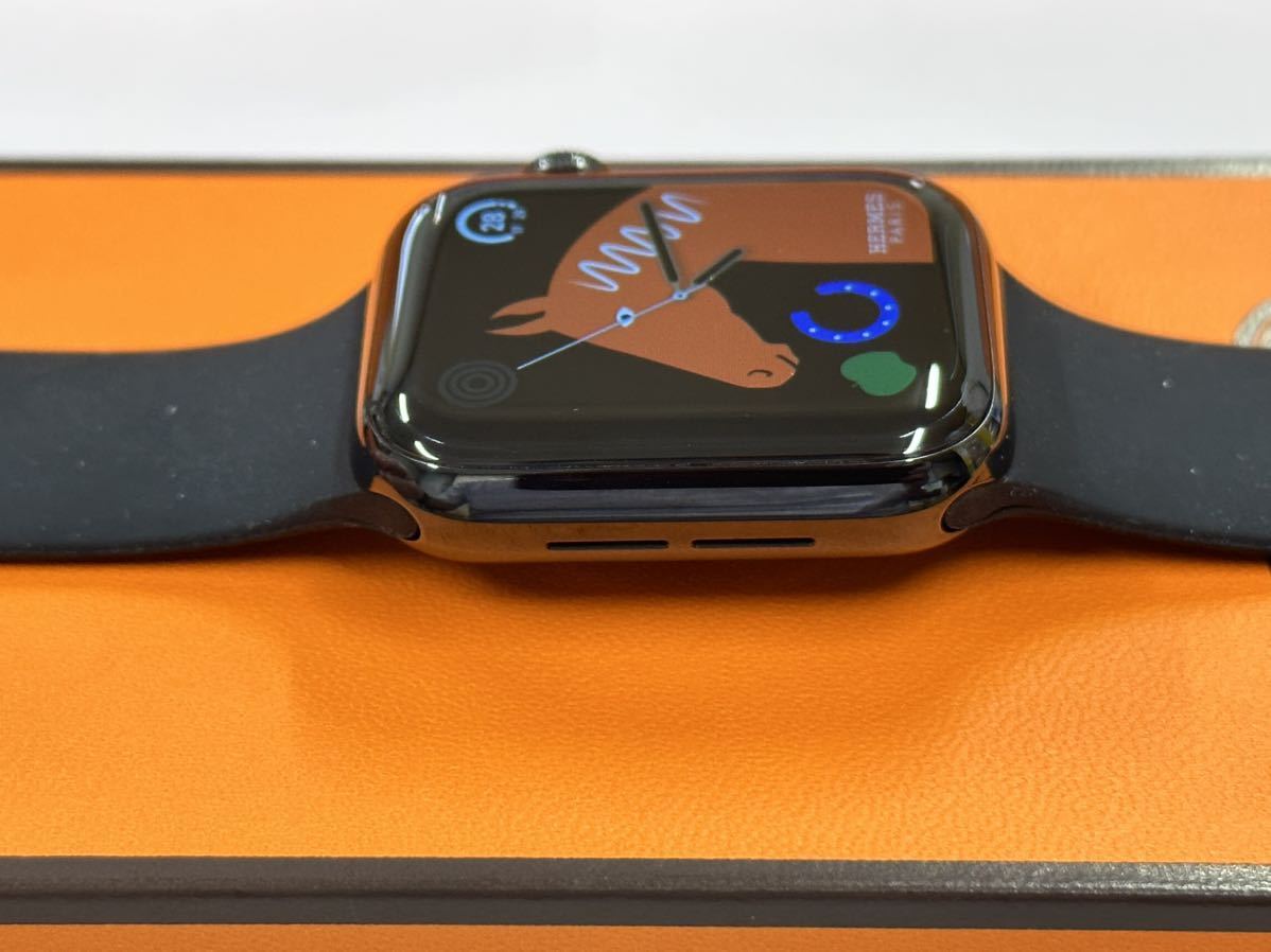 ☆即決 美品 ケア+ Apple Watch series6 HERMES 40mm ブラック