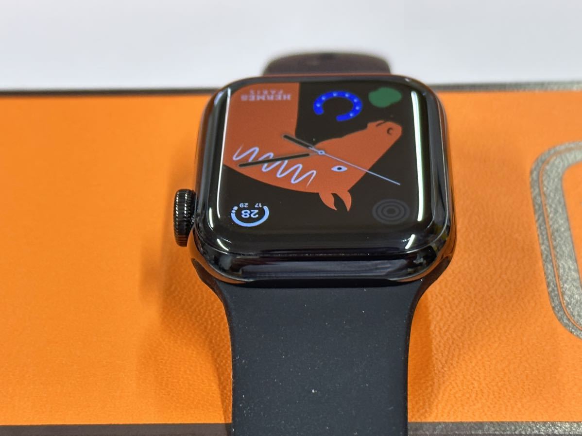 ☆即決 美品 ケア+ Apple Watch series6 HERMES 40mm ブラック