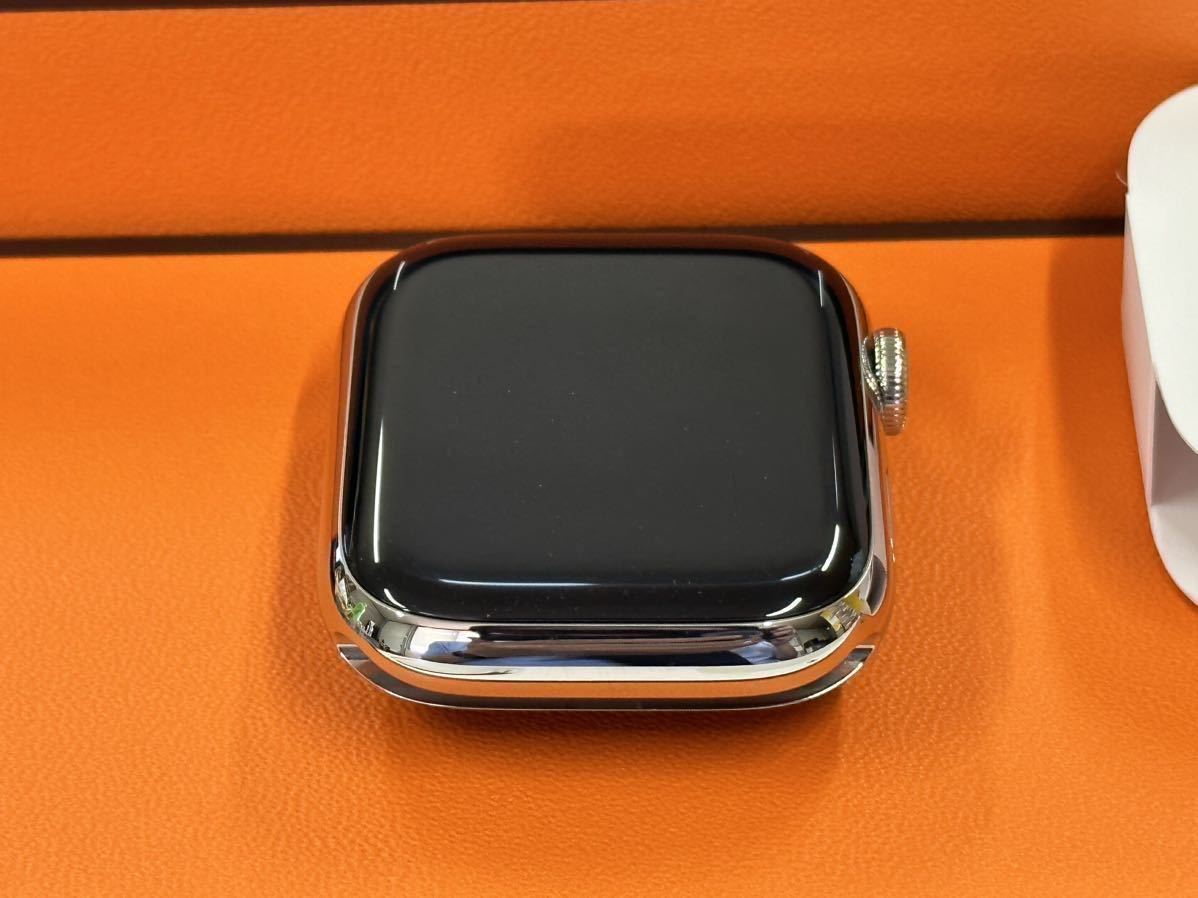 ☆最新 即決 未使用 100% Apple Watch series8 HERMES 45mm アップル