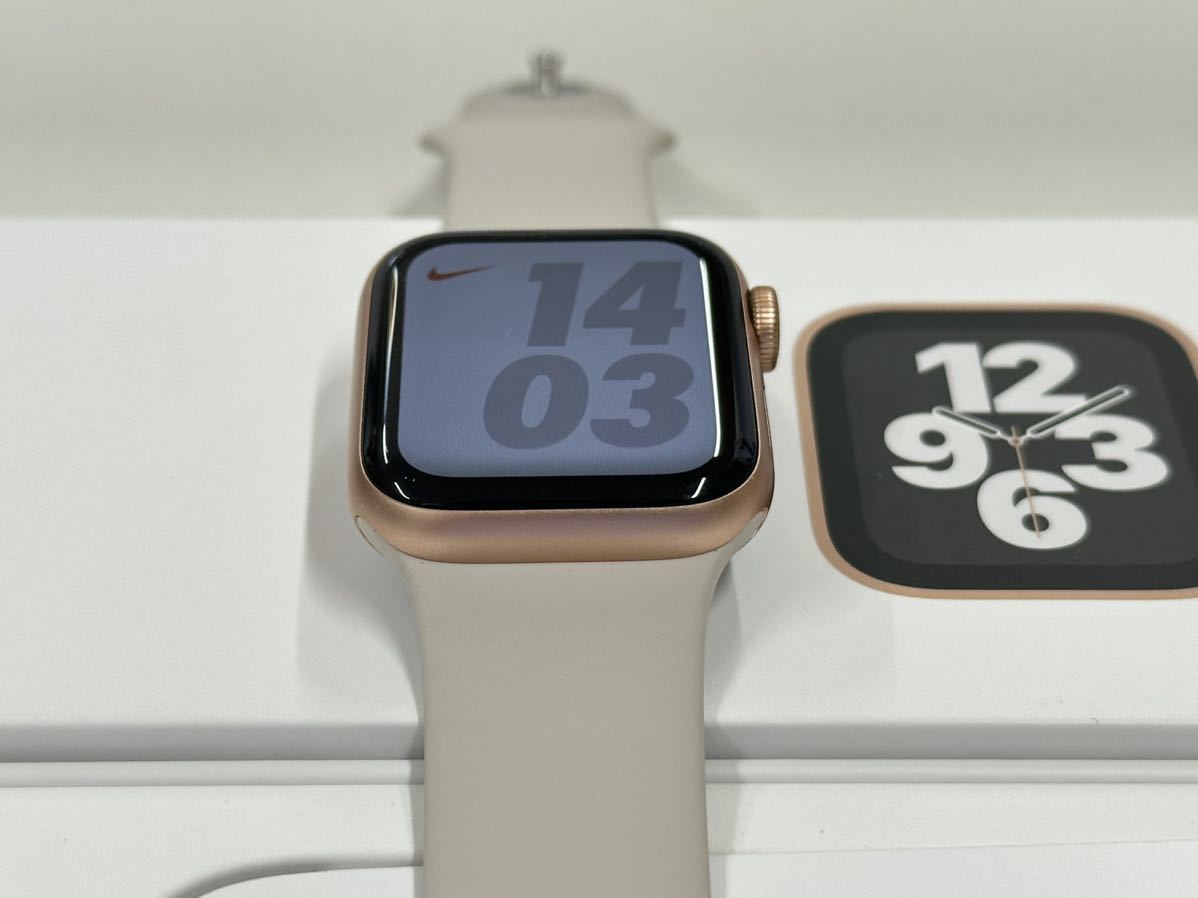 ☆即決 美品 Apple Watch SE 40mm ゴールドアルミニウム アップル