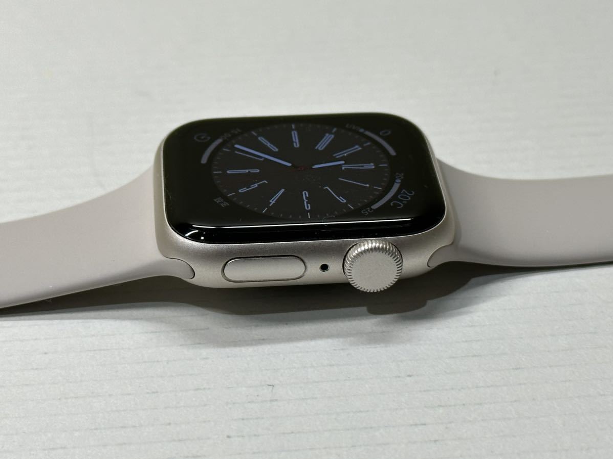 ☆即決 美品 100% Apple Watch SE2 40mm 第二世代 スターライト