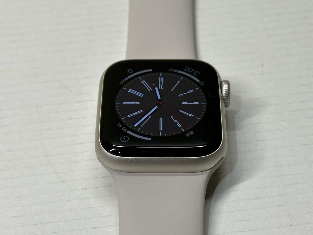 ☆即決 美品 100% Apple Watch SE2 40mm 第二世代 スターライト