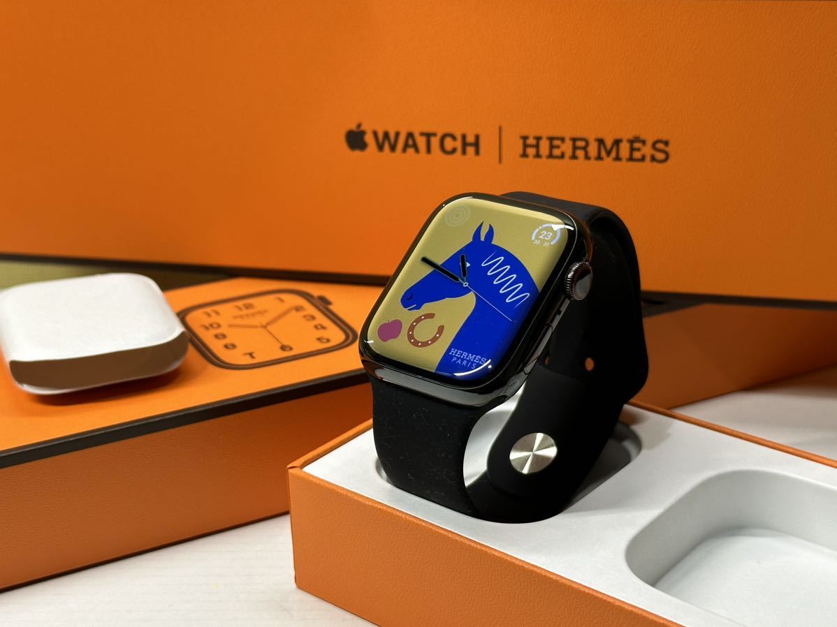 Apple Watch エルメス series 7 45mmセルラー ステンレス-