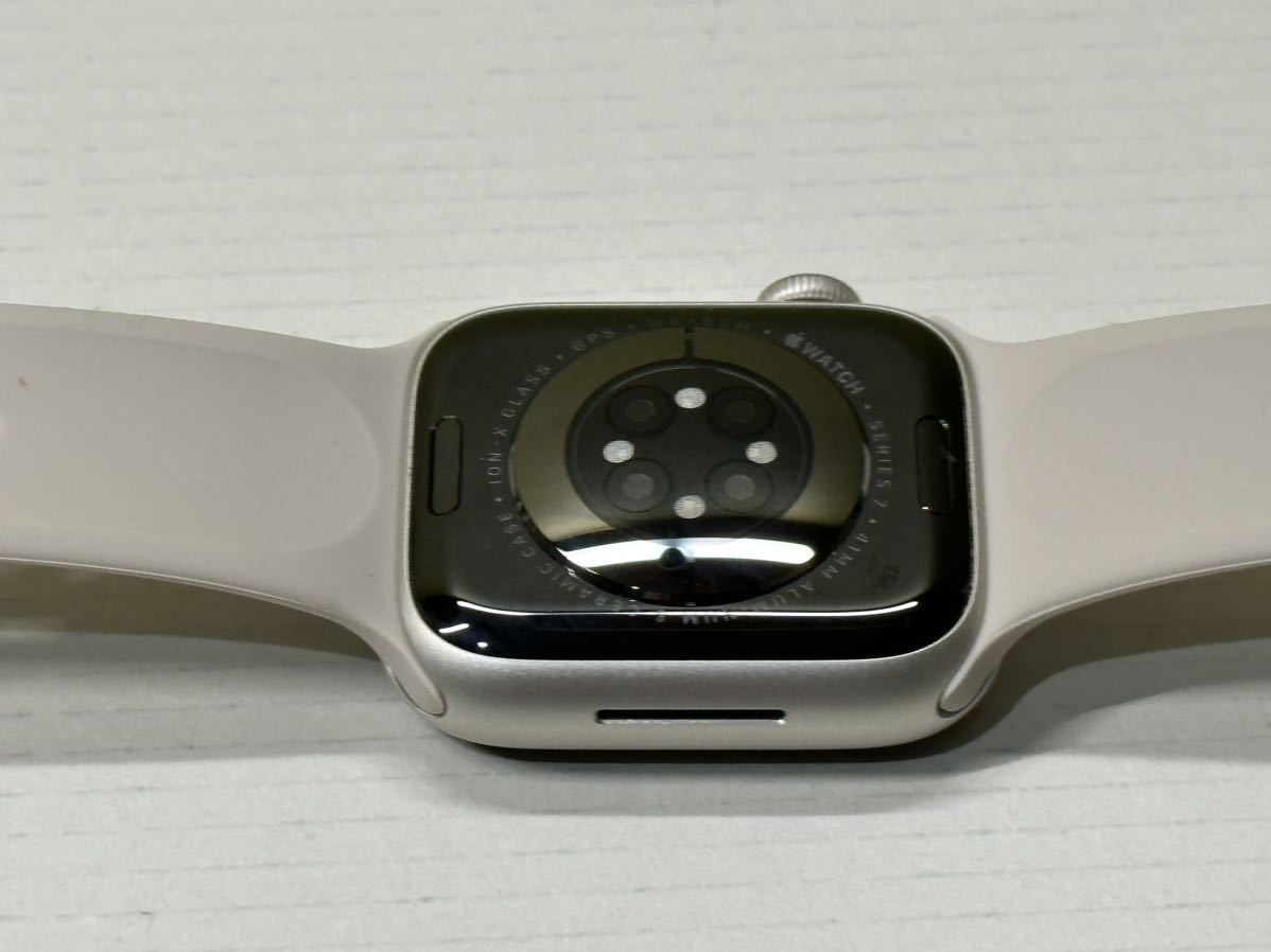 即決 ケア+ バッテリー99% Apple Watch Series7 41mm スターライト