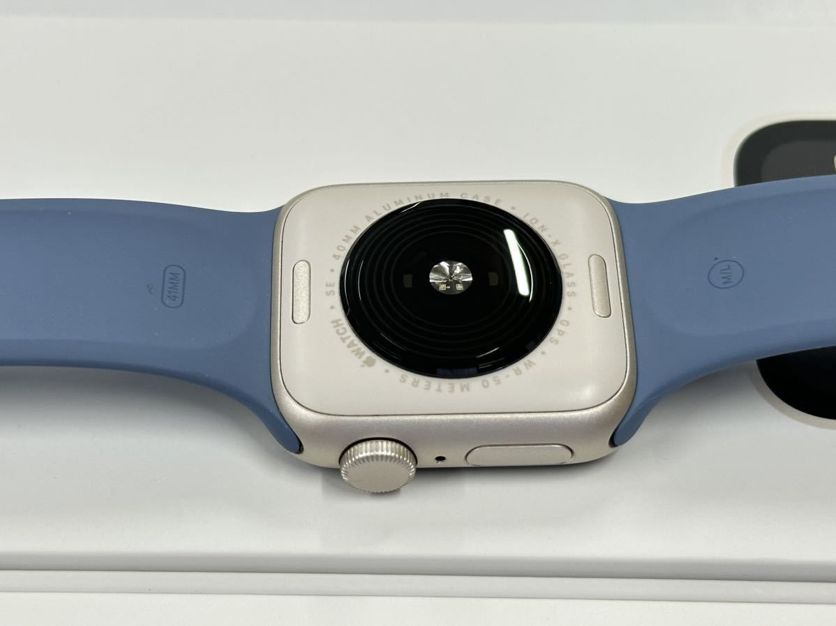 ☆即決 ケア+ 100% Apple Watch SE2 40mm スターライトアルミニウム アップルウォッチ GPSモデル 309
