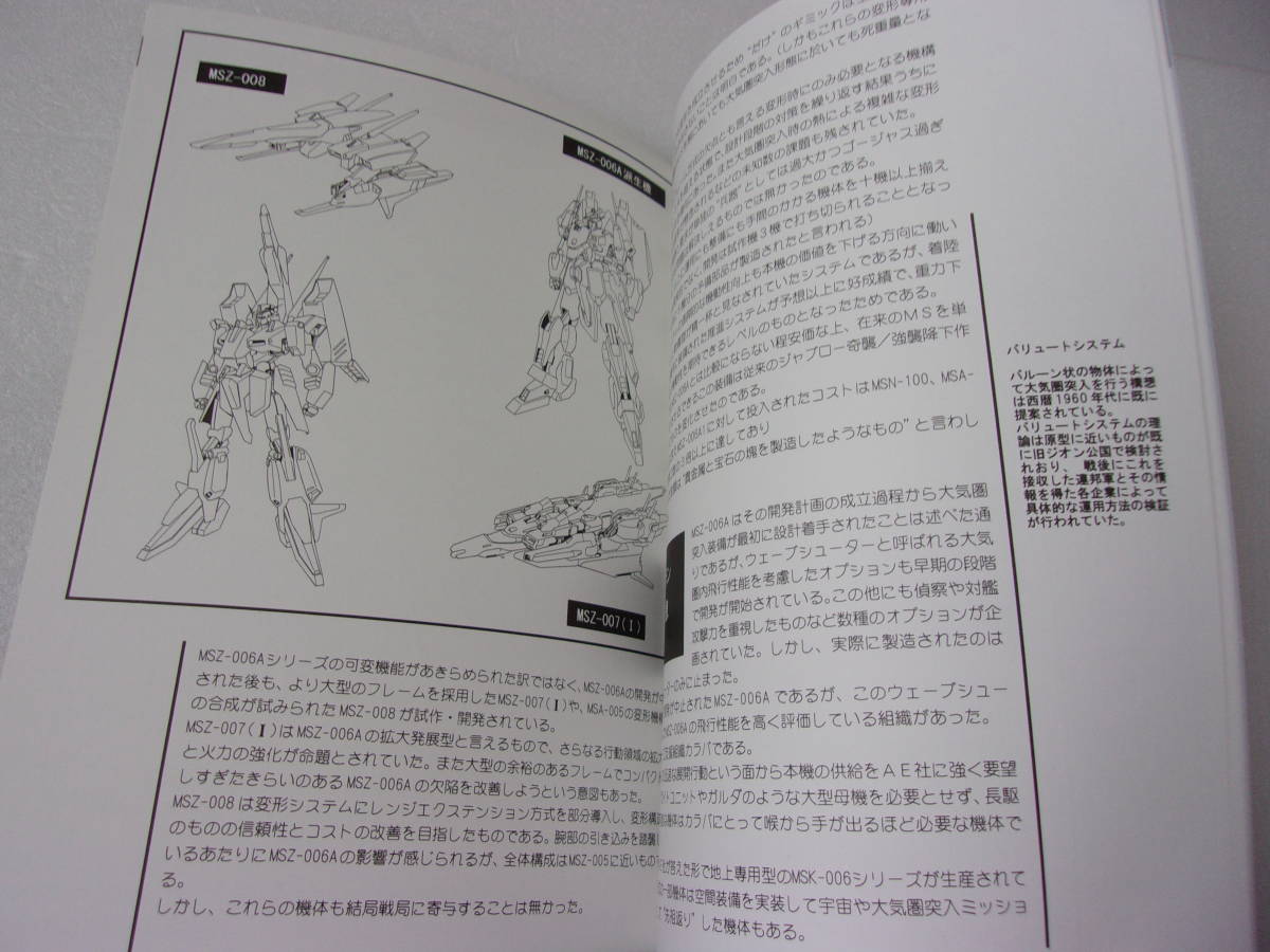 . звезда модифицировано Z план VARIABLE SYSTEM APPENDIX / Z Gundam 