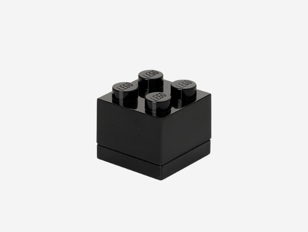 LEGO MINI BOX 4 レッド ブルー イエロー 白 黒 グリーン 色選択 筆箱 レゴブロック 収納_画像6
