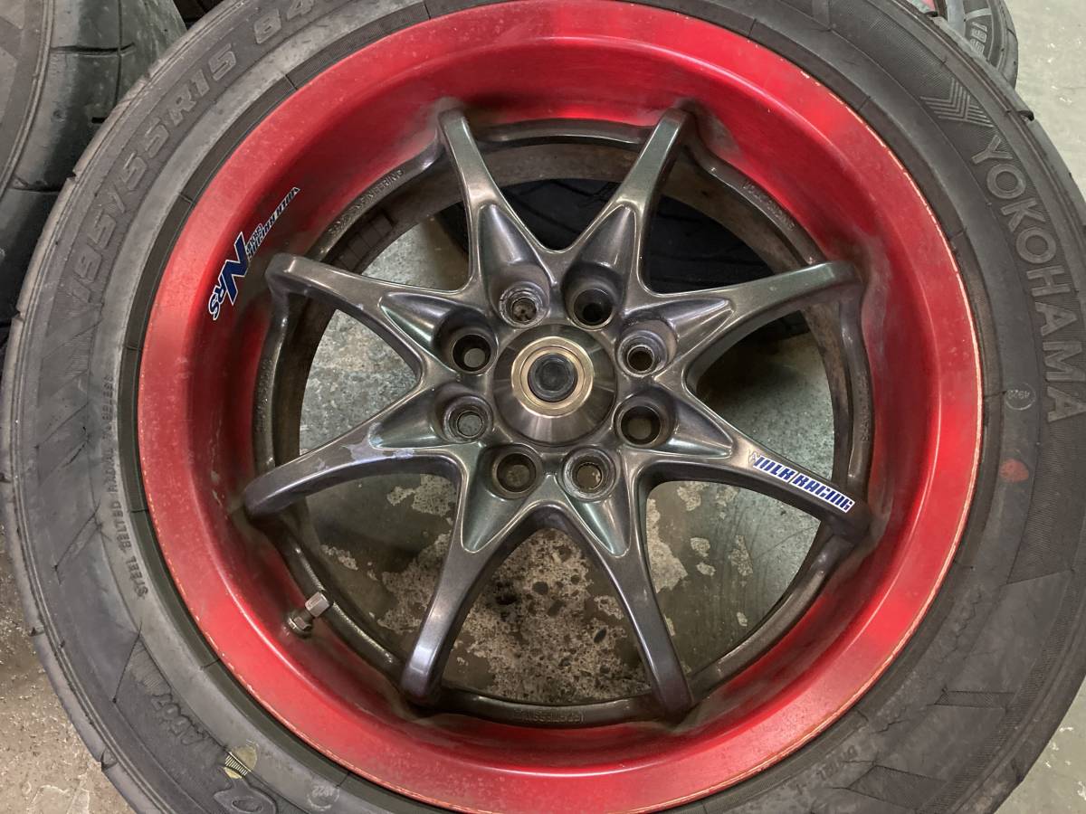 008】☆送料無料☆希少!! RAYS VOLK RACING GROUP N RS◇15インチ 6.5+