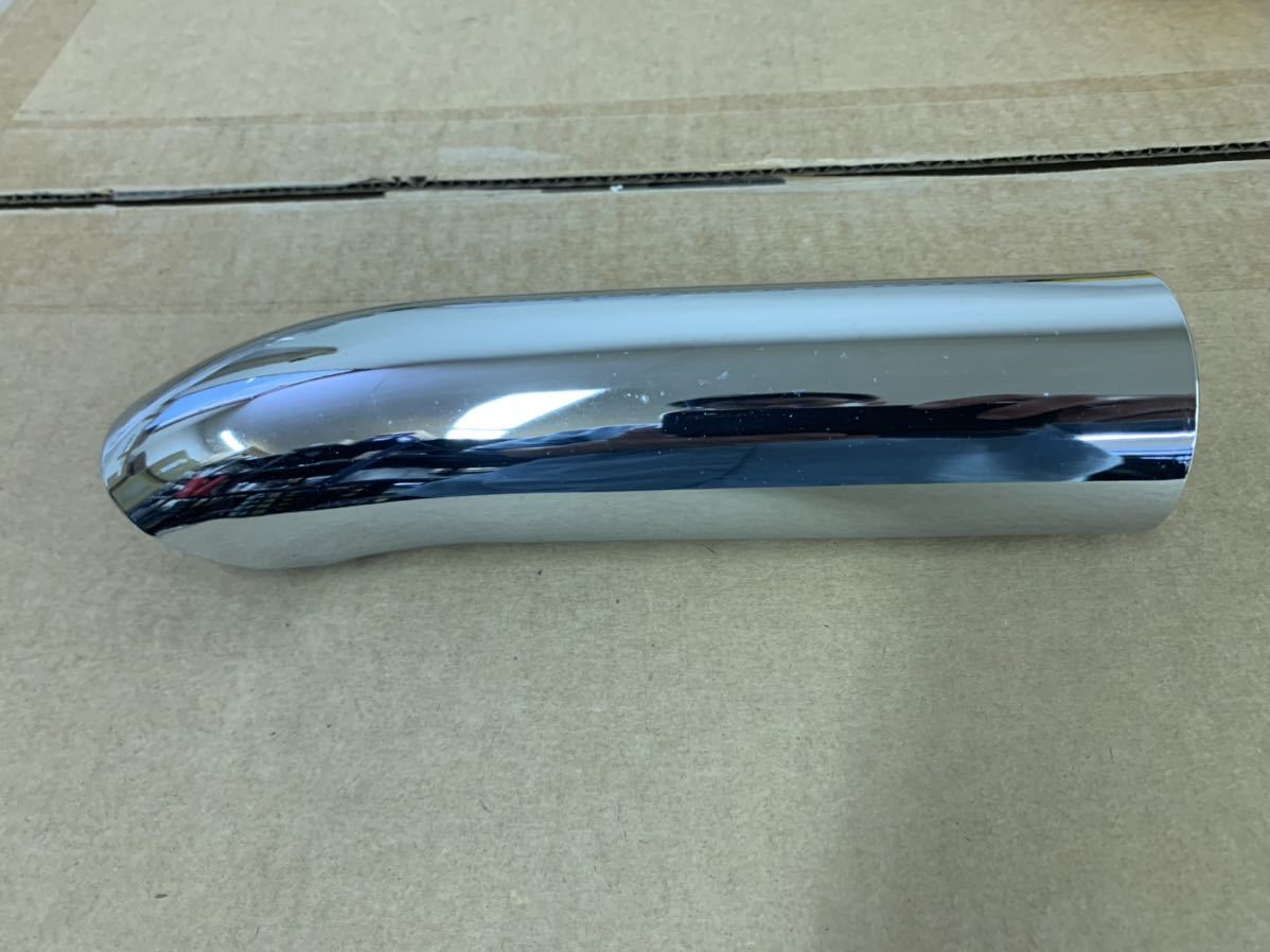  chrome muffler cutter Turn down 2 -inch new goods. Impala bell air Caprice Cadillac L kami-no muffler cutter 