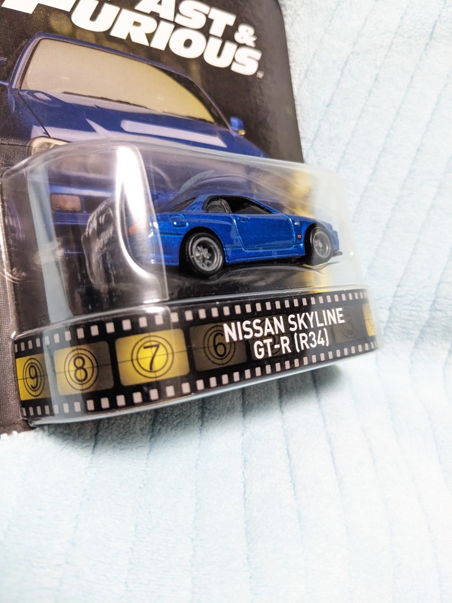 ☆ホットウィール ワイルドスピード 日産 スカイライン GT-R R34 ☆ホットウィール ワイルドスピード 日産 スカイライン GT-R R34