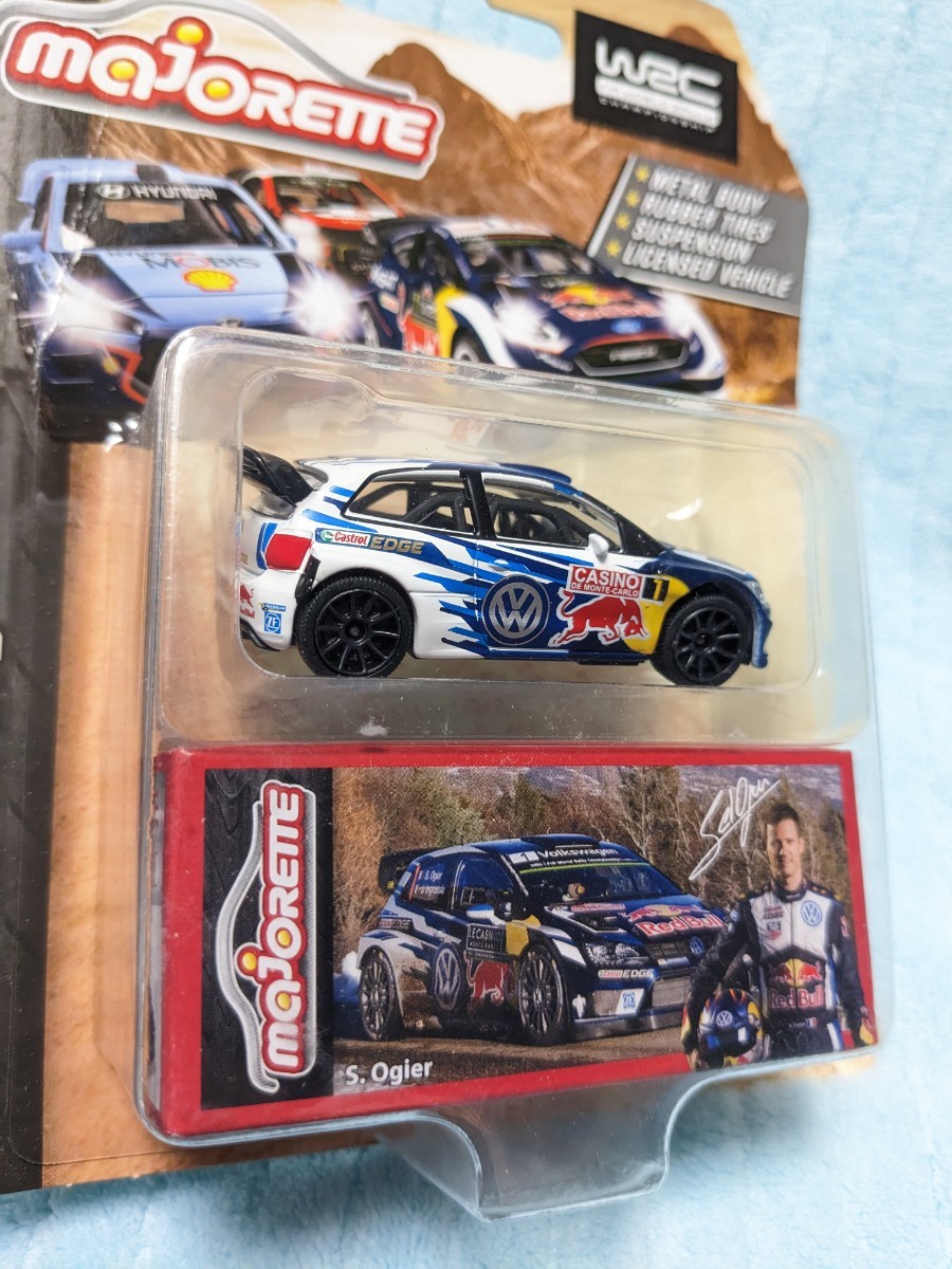 ★マジョレット フォルクスワーゲン ポロ R WRC レッド ブル★MAJORETTE VOLKSWAGEN POLO Red Bull レア ラリー レース 限定 GTI_画像2