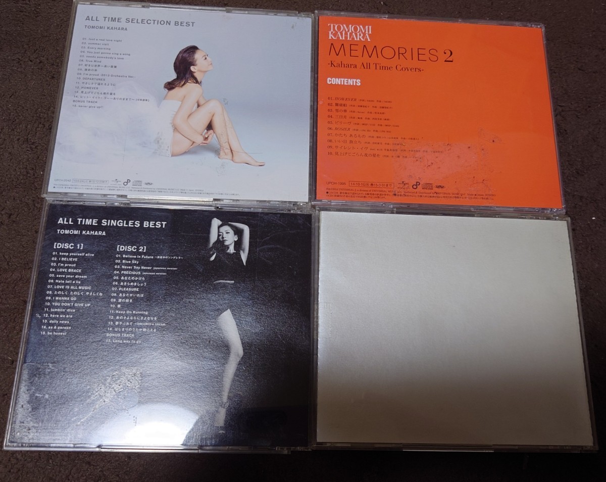  Kahara Tomomi лучший альбом 2CD+CD покрытие альбом CD MEMORIES vol.2 + альбом CD итого 4 шт. комплект в аренду выше товар (TMN Komuro Tetsuya )