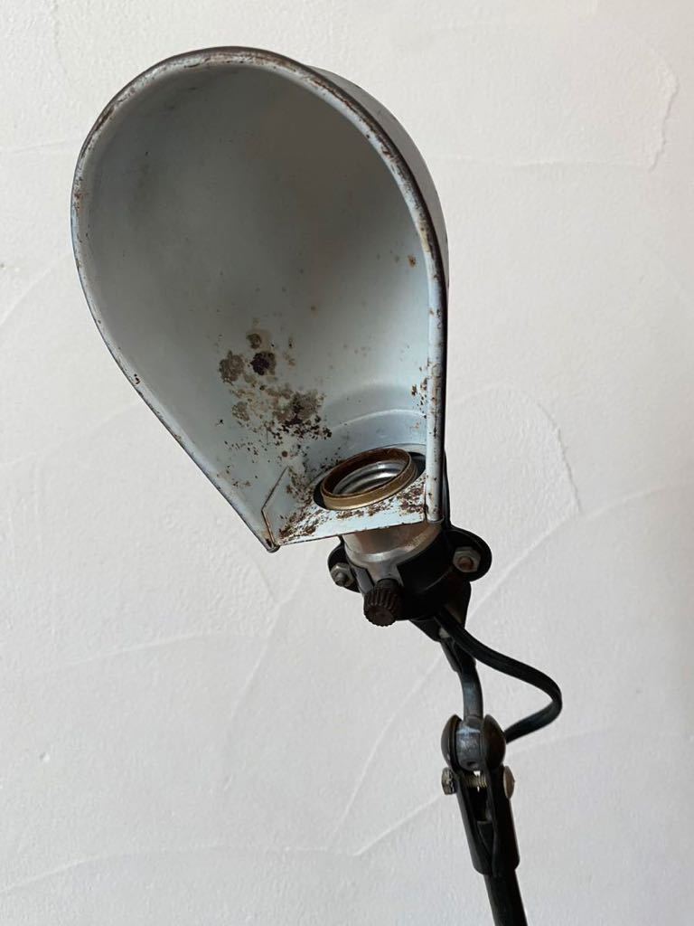 インダストリアル SEARS CRAFTSMAN ランプ ブラックグレー ビンテージ デスクライト 工業系 50s 60s アメリカ 米国 アンティーク ガレージ