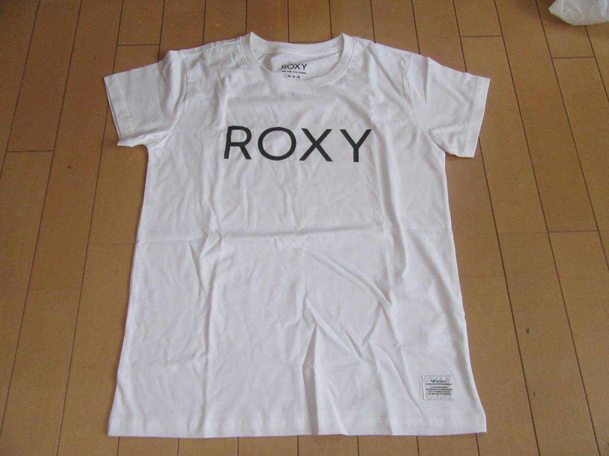 新品ROXYロキシー半袖TシャツMサイズ綿100％激安即決1750円_画像1