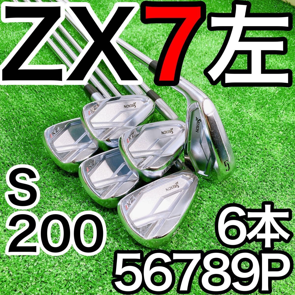 貴重なレフティ/左利き用☆ダンロップ スリクソンZX7 6本アイアン