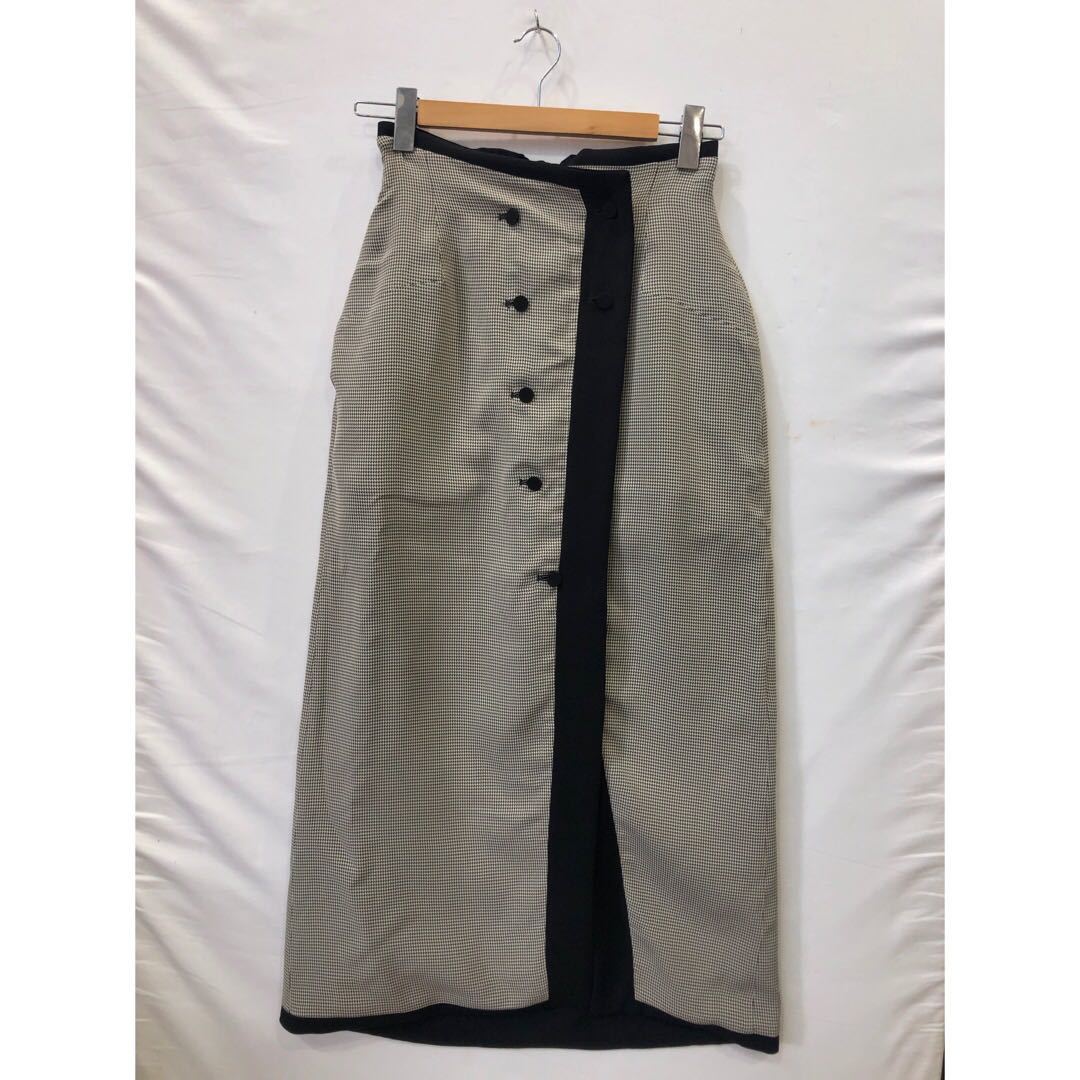 大人気新品 【AMERI】MEDI REVERSIBLE HOUNDSTOOTH SKIRT アメリ S