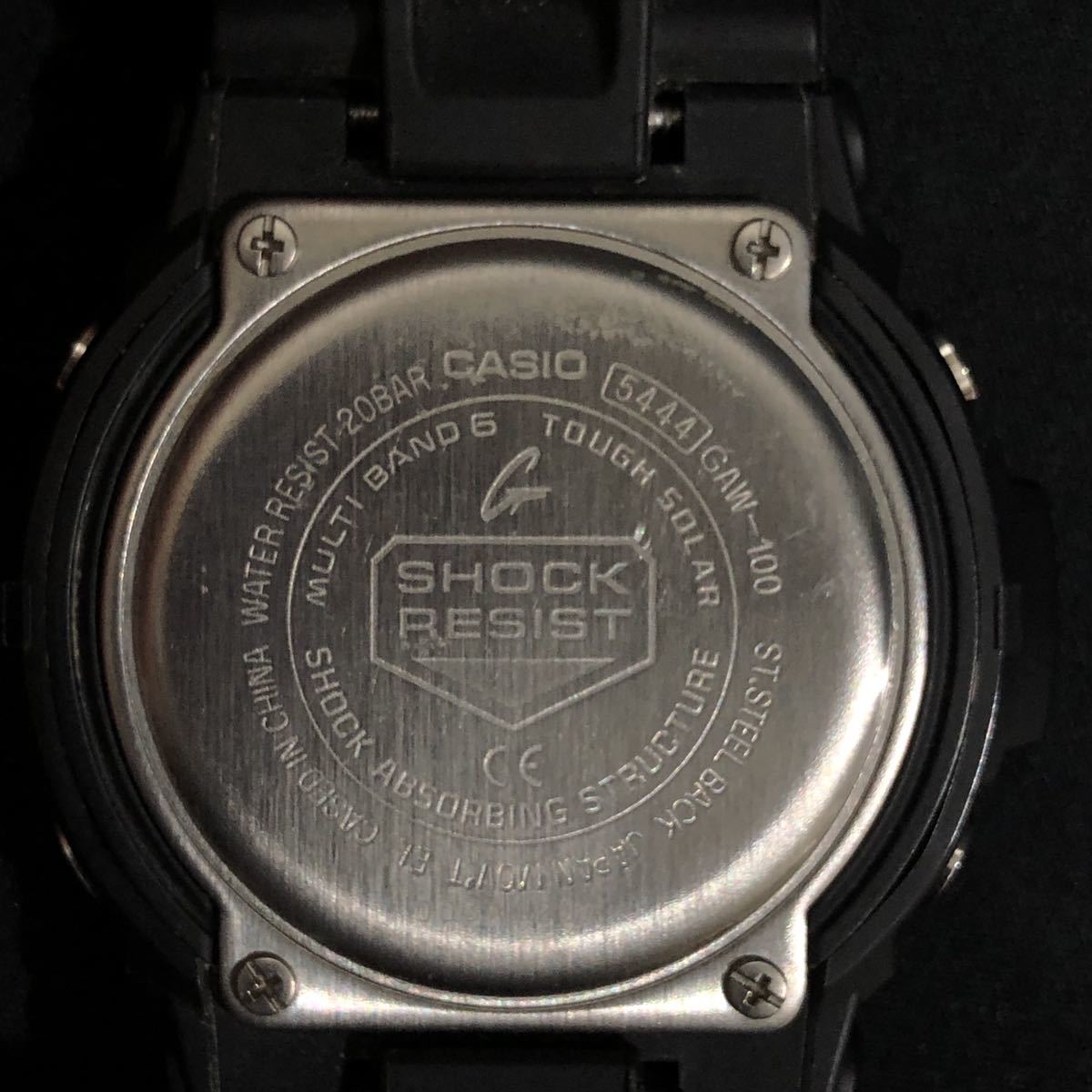 Yahoo!オークション - 【CASIO】 ソーラー腕時計 カシオ 黒 ブラック
