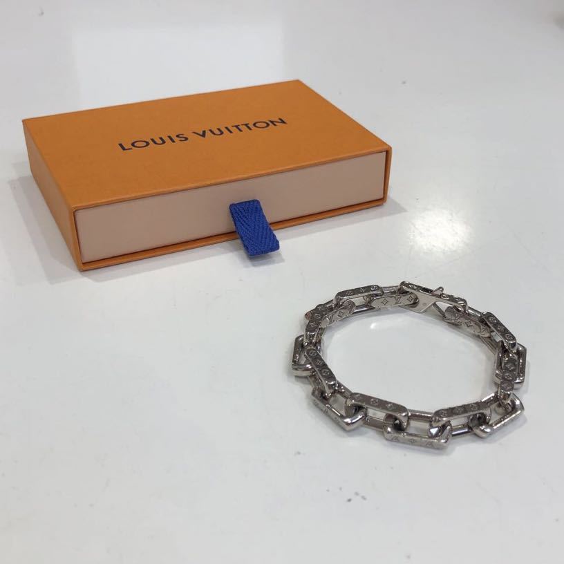 LOUIS VUITTON】ブレスレット・チェーン モノグラム ルイヴィトン SIV