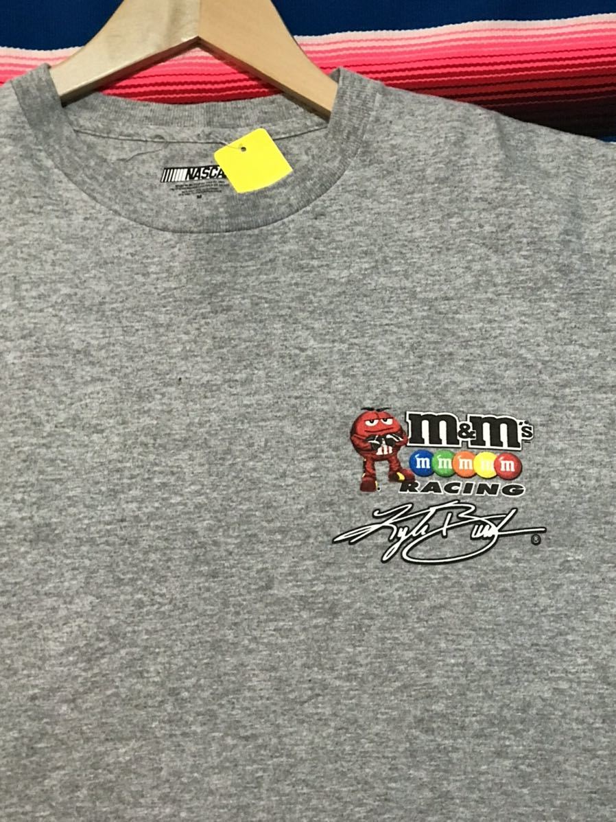 M&M's Racing Kyle Busch Tシャツ　ナスカー　レーシング　レース　チョコレート　アメリカ　ビンテージ　企業　古着　アメカジ