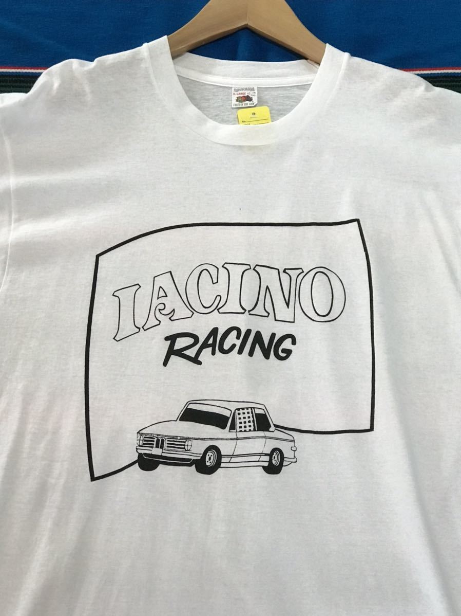 Iacino Racing Tシャツ　BMW クラシックカー　レーシング　USA アメリカ　ビンテージ　ホットロッド　マッスルカー　古着　アメカジ