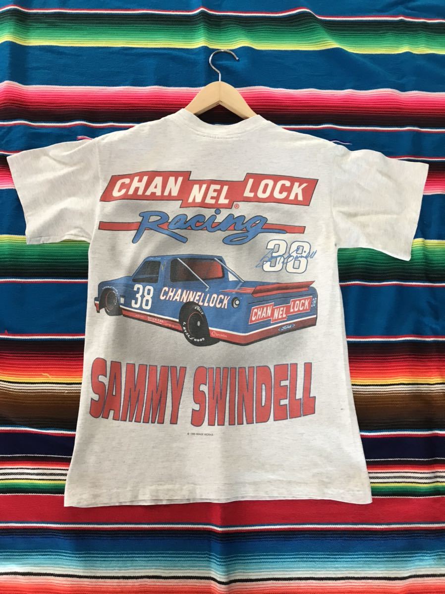 Sammy Swindell Channel lock Racing Tシャツ　スプリントカー　レースドライバー　ダートレース　アメリカ　ビンテージ　古着　アメカジ_画像4
