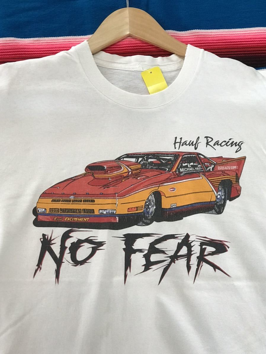 Haub Racing No Fear Tシャツ　フォード　プローブ　レース　ドラッグレース　アメリカ　ビンテージ　アメ車　古着　アメカジ