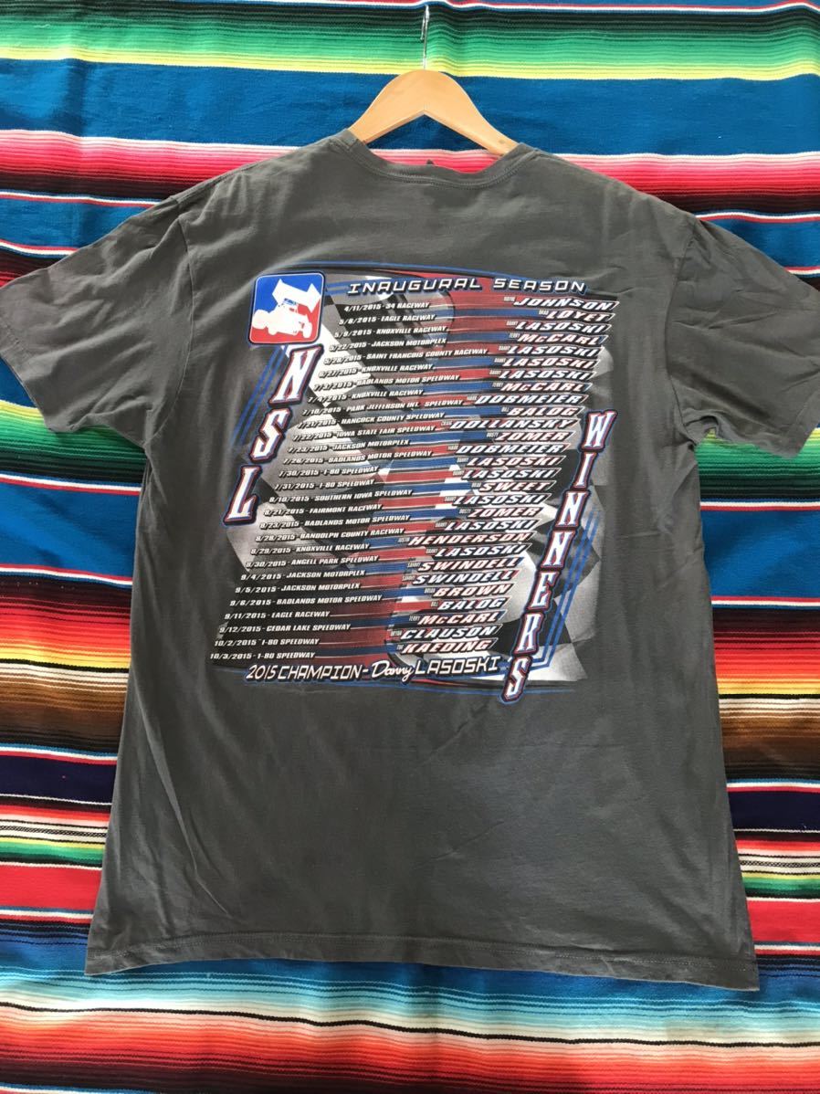 National Sprint League Tシャツ　スプリントカー　レース　レーシング　ダートレース　アメリカ　ビンテージ　世田谷ベース　古着