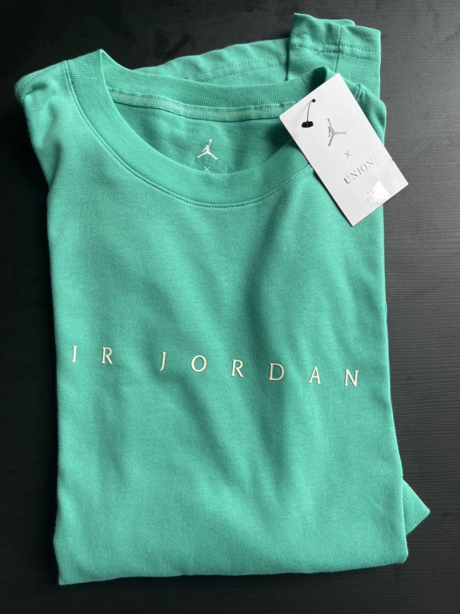 NIKE Jordan x UNION ショートスリーヴTシャツ グリーン Lサイズ タグ付新品 送込 ユニオン ジョーダン ナイキ 半袖 緑 Yahoo!フリマ（旧） 8