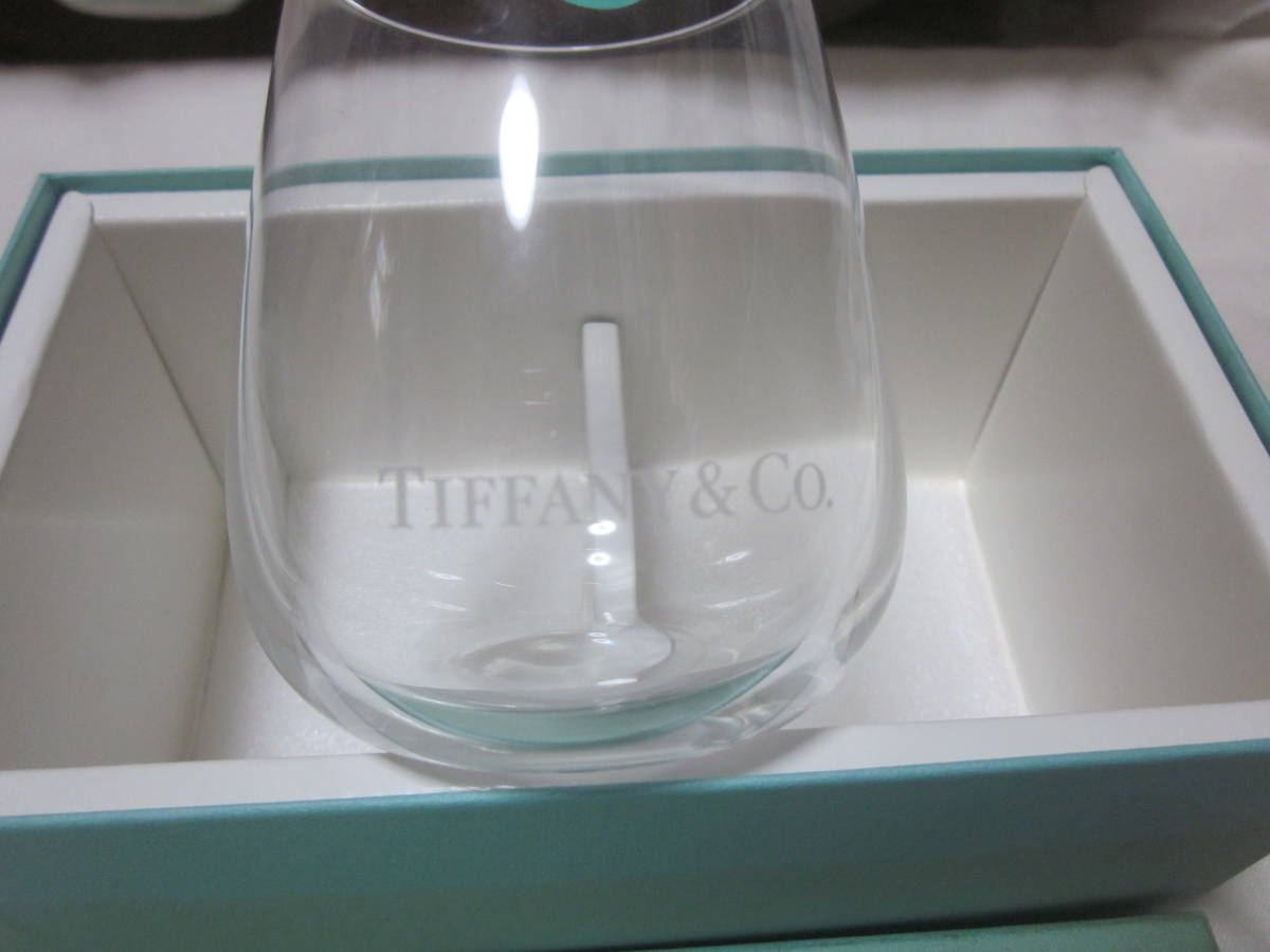 ■【ティファニー】■【TIFFANY&Co.　ロゴ入り】■【グラス　タンブラー】■【２客セット】■【未使用】■【箱入り】■_画像3