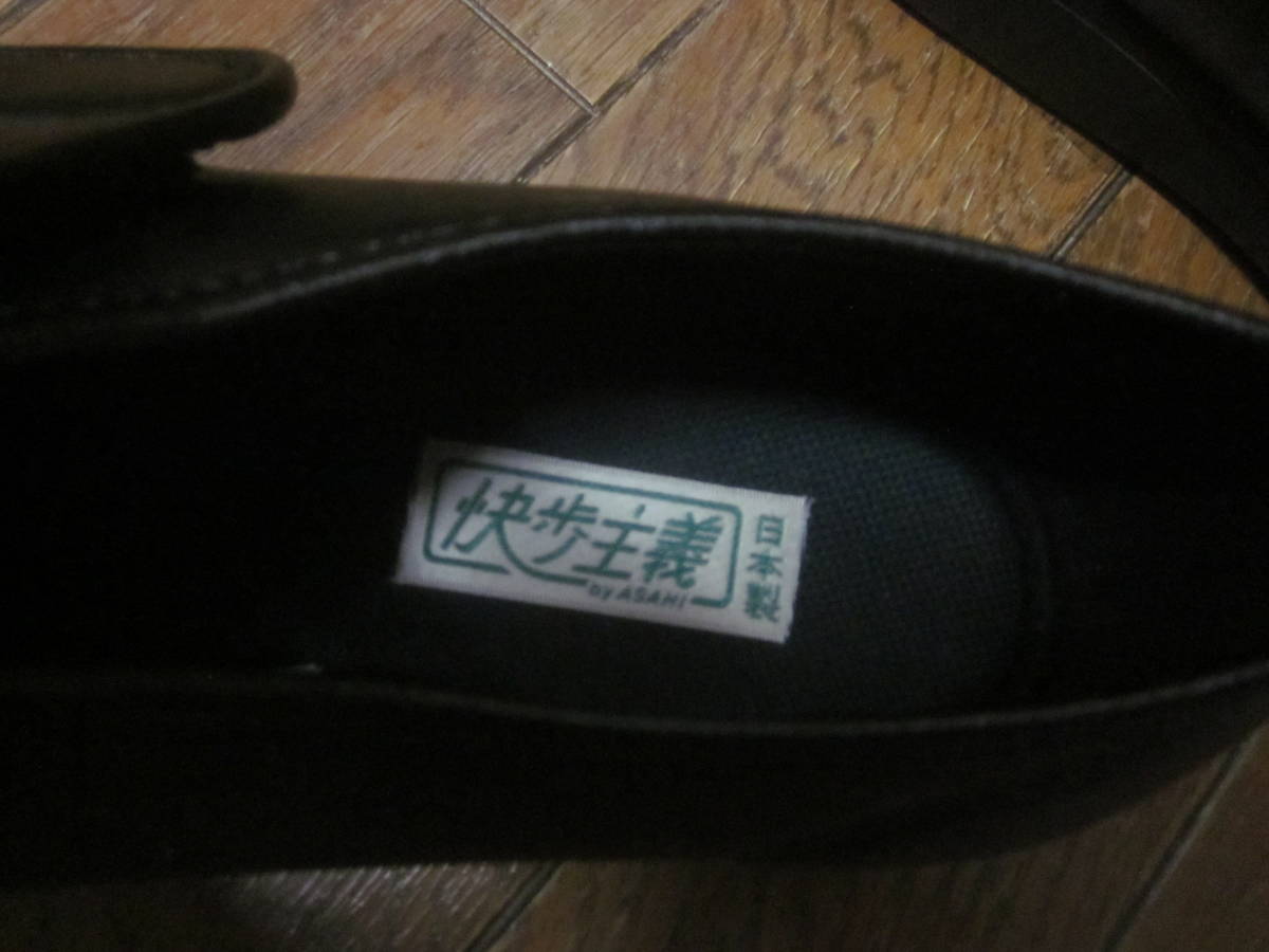 #[ Asahi .. принцип ]#[25 см ]#[ уход обувь уход обувь ]#[ не использовался ]#[ чёрный ]#[EEEE+]# спортивные туфли прогулочные туфли 