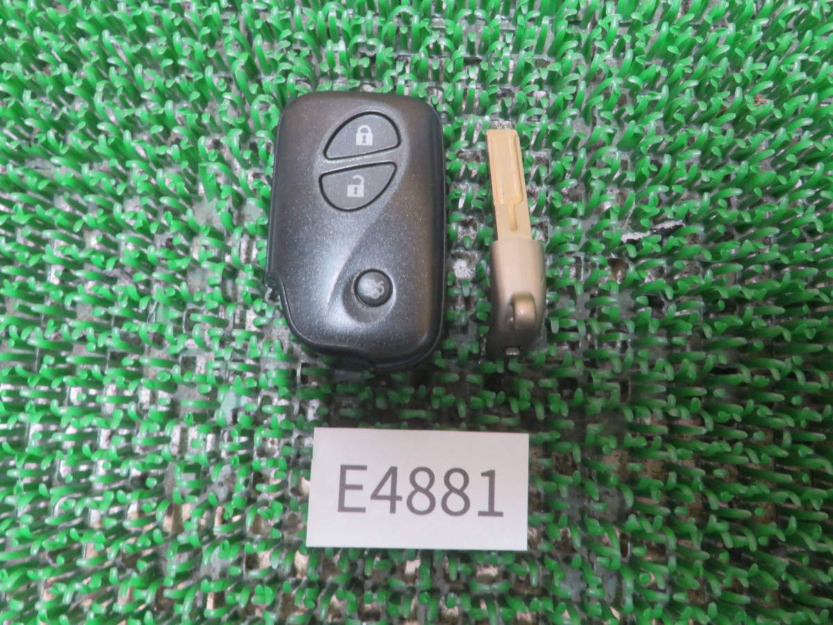 E4881 スマートキー リモートキー キーレス鍵 LS600 LS460 GS450 HS250 IS250 SC300 の画像3