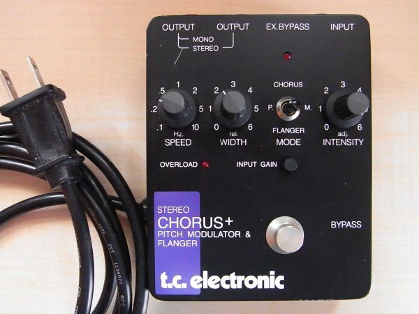 tc electoric SCF Stereo Chorus+ Pitch Modulator & Flanger コーラス フランジャー　元箱、マニュアル付属_画像1