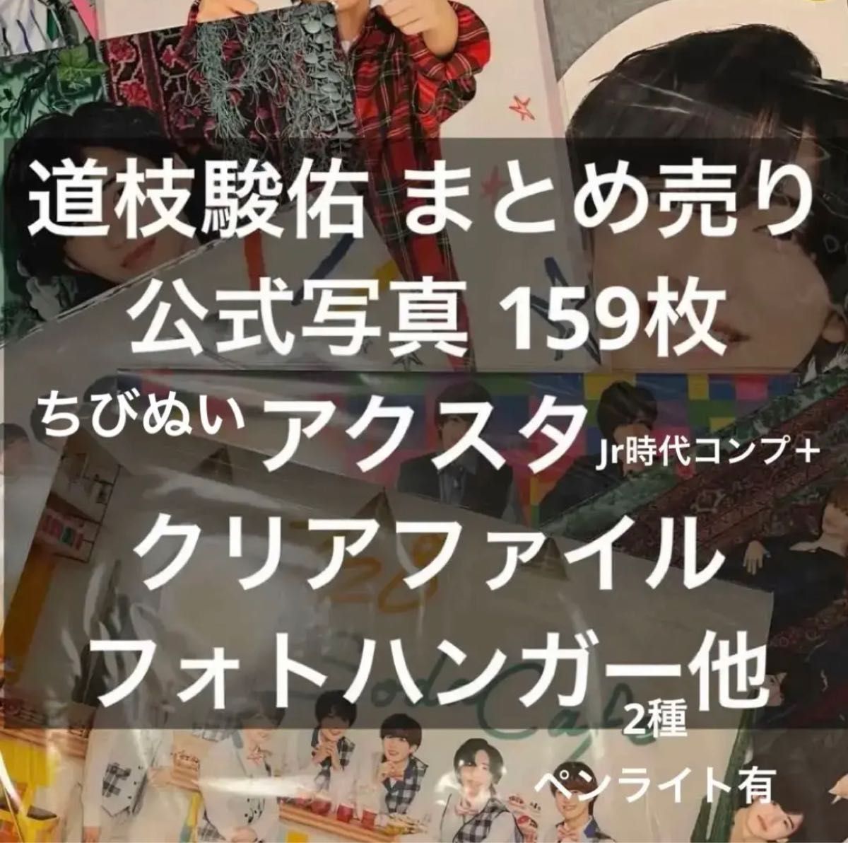 道枝駿佑 まとめ売り アクスタ うちわ ペンライト フォトハンガー ちびぬい 他