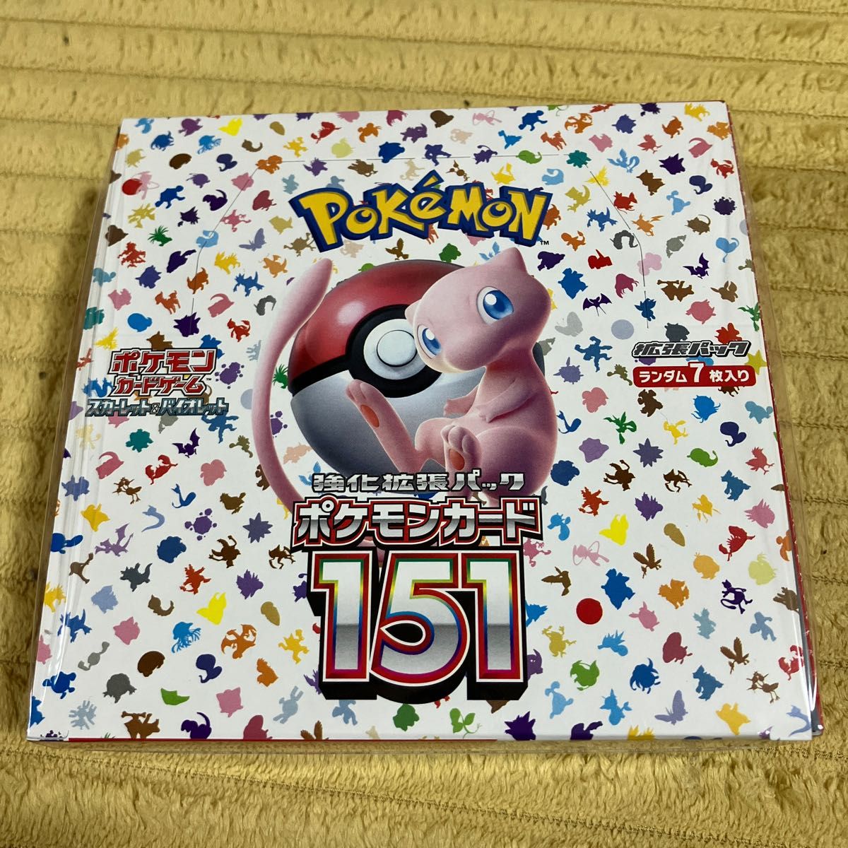 【シュリンク付】ポケモンカードゲーム スカーレット&バイオレット 強化拡張パック「ポケモンカード151」【1BOX=20パック入】