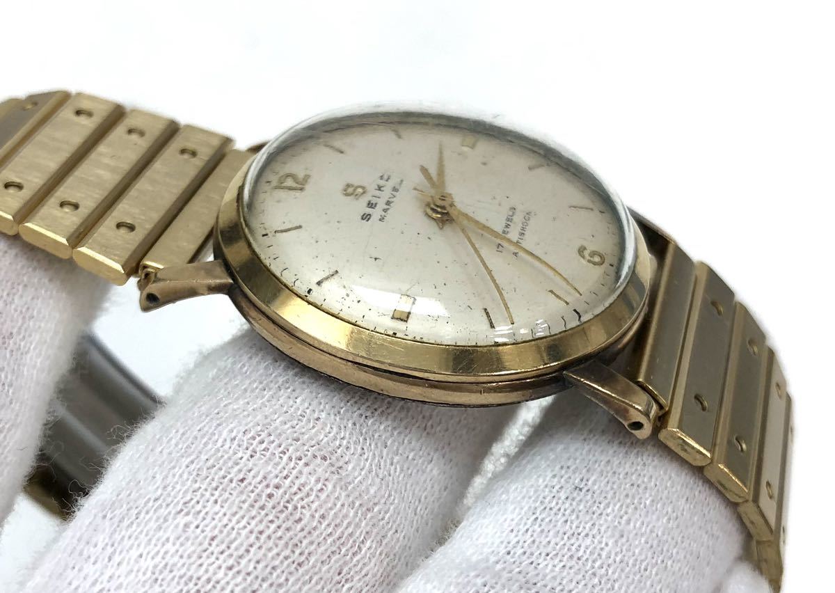 SEIKO マーベル　N75196 14K GOLD FILLED ジャンク　18666401