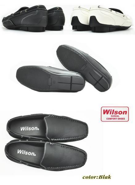 Wilson ウイルソン デッキシューズ//モカシン/Wh 260cm　No8801_画像4