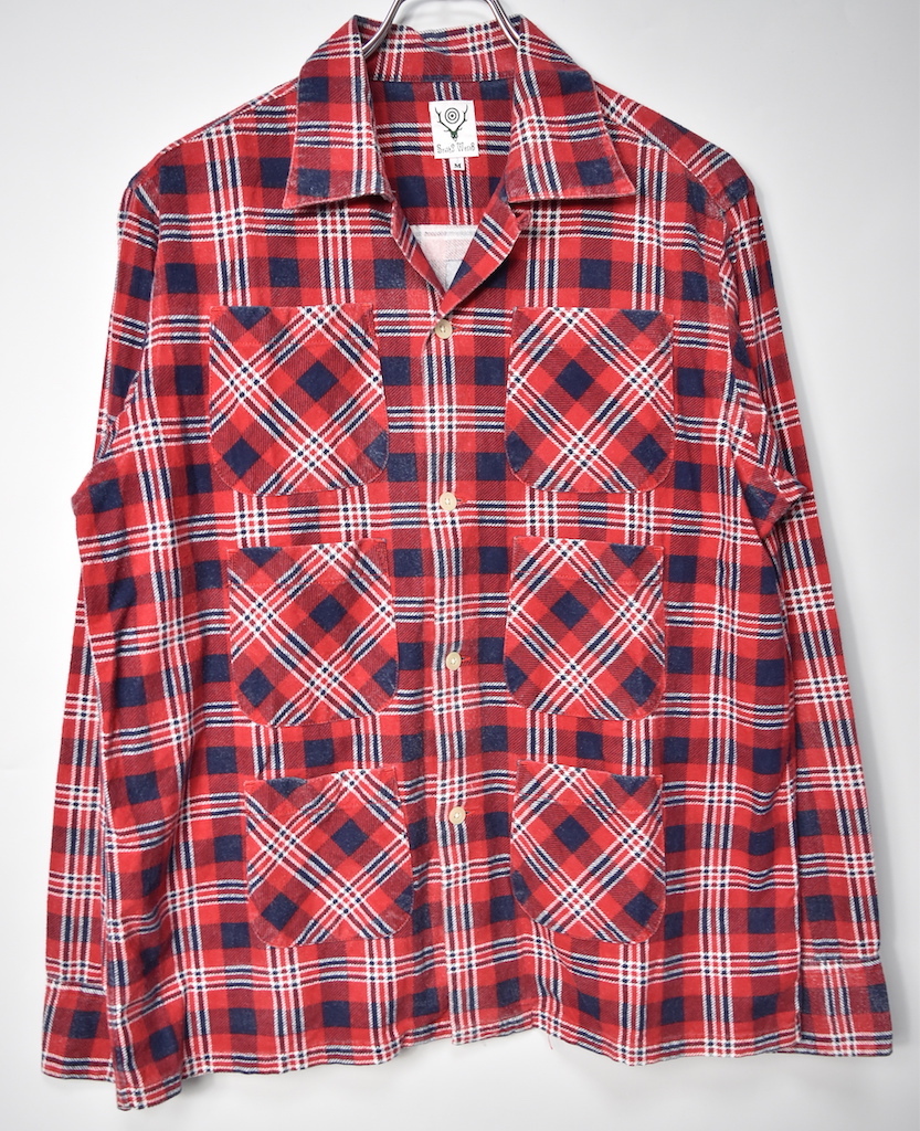 South2 west8 S2W8 Nepenthes サウス2 ウエスト8 6Pocket Shirt 長袖シャツ チェック ワーク 26541 - 694 86