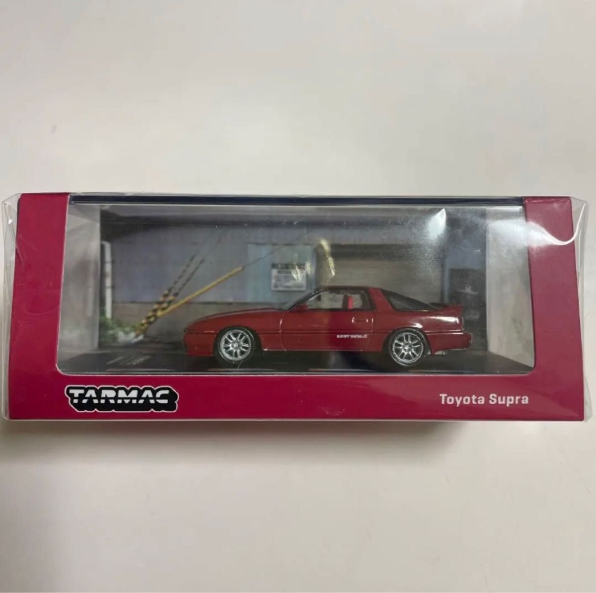 素人改造　1/64　ターマック　トヨタ　70　スープラ　赤