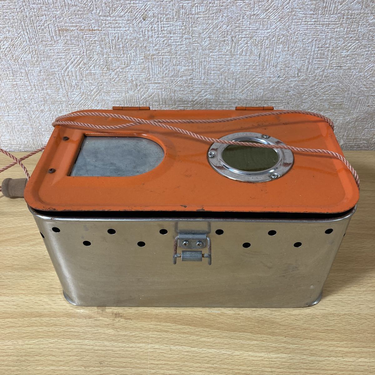 オトリ缶 おとり缶 鮎用 ステンレス鮎缶 おとり 鮎缶 あゆ缶 トモ缶