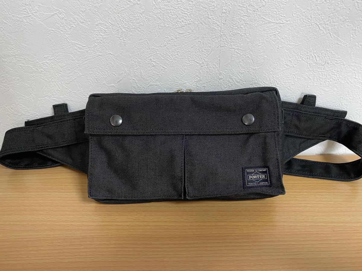 極美品○定価30800円○吉田カバン PORTER SMOKY WAIST BAG ポーター