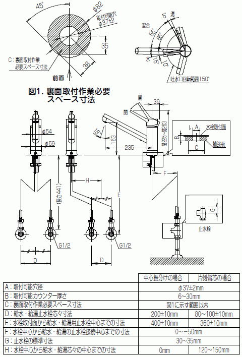 LIXIL・INAX　シングルレバー混合水栓　クロマーレS　SF-WM420SYX(JW)_画像3