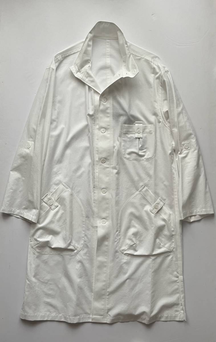 新品 23SS今期 ロングシャツ POWER of the WHITE shirt YOHJI YAMAMOTO POUR HOMME